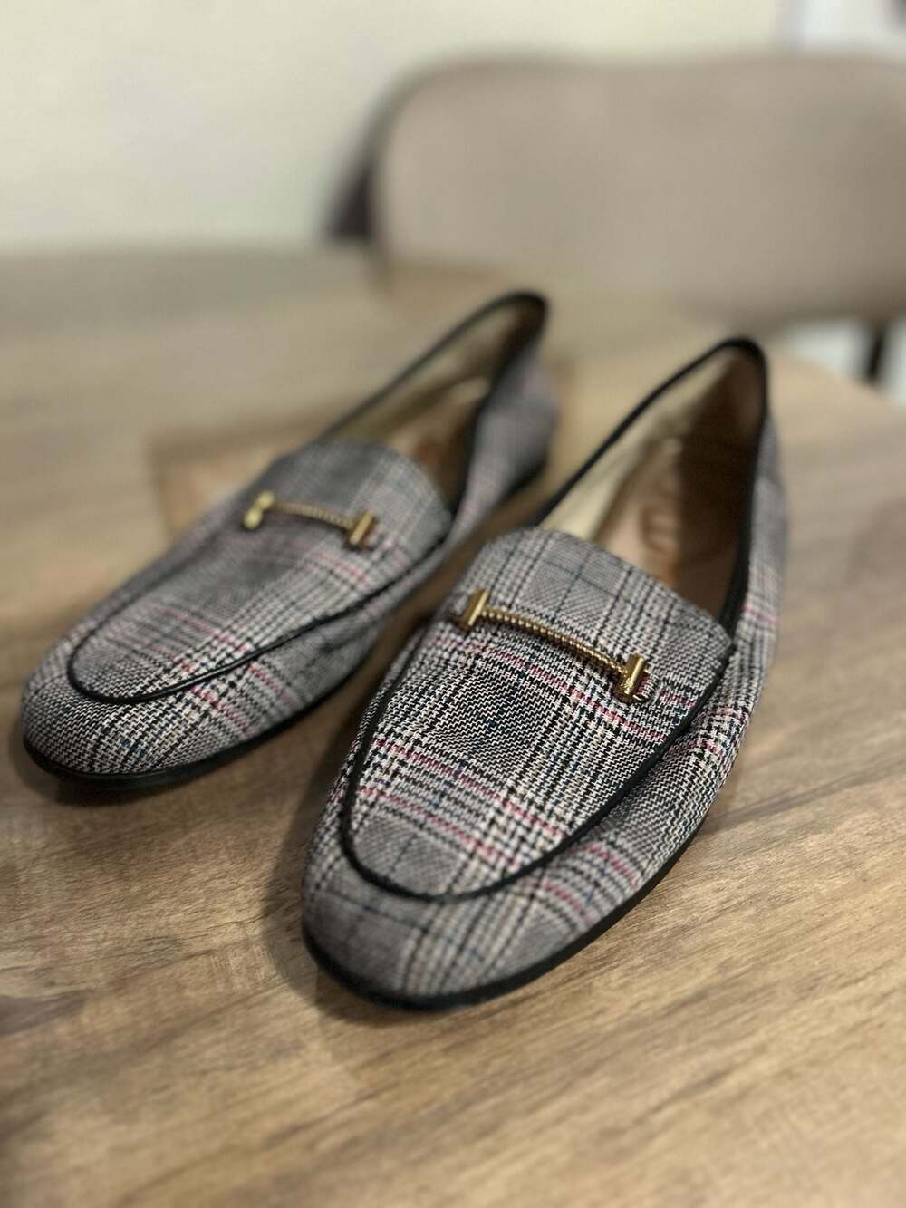 Sam Edelman Loraine Glen Plaid Horsebit Loafers